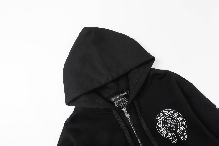 High Quality Chrome Hearts 400G Cotton Thicken Hoodie Zipper Jecket WTCH-148