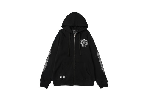 High Quality Chrome Hearts 400G Cotton Thicken Hoodie Zipper Jecket WTCH-140