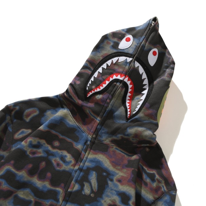 High Quality Bape Cotton Zipper Hoodie Jacket WTBP-054