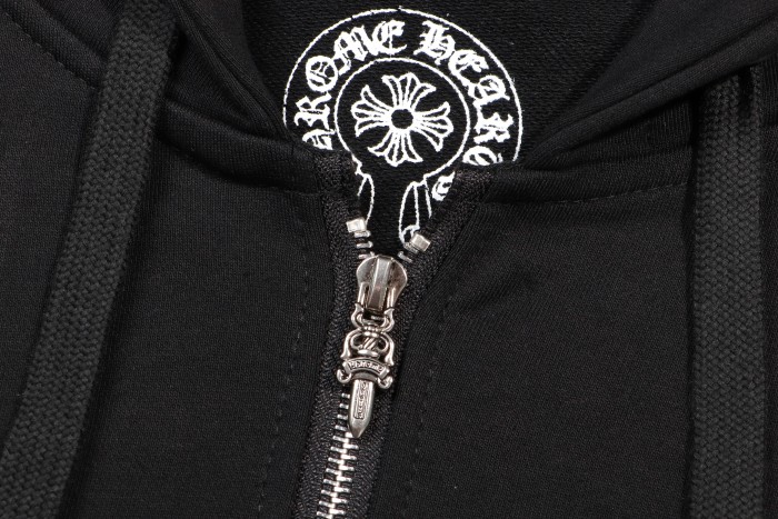 High Quality Chrome Hearts 420G Cotton Hoodie Zipper Jecket WTCH-122