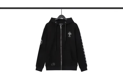 High Quality Chrome Hearts 420G Cotton Hoodie Zipper Jacket WTCH-125