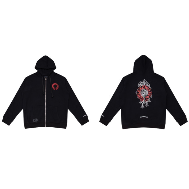 High Quality Chrome Hearts 420G Cotton Hoodie Zipper Jecket WTCH-120