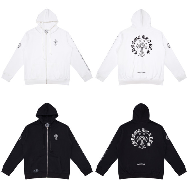 High Quality Chrome Hearts 420G Cotton Hoodie Zipper Jecket WTCH-131