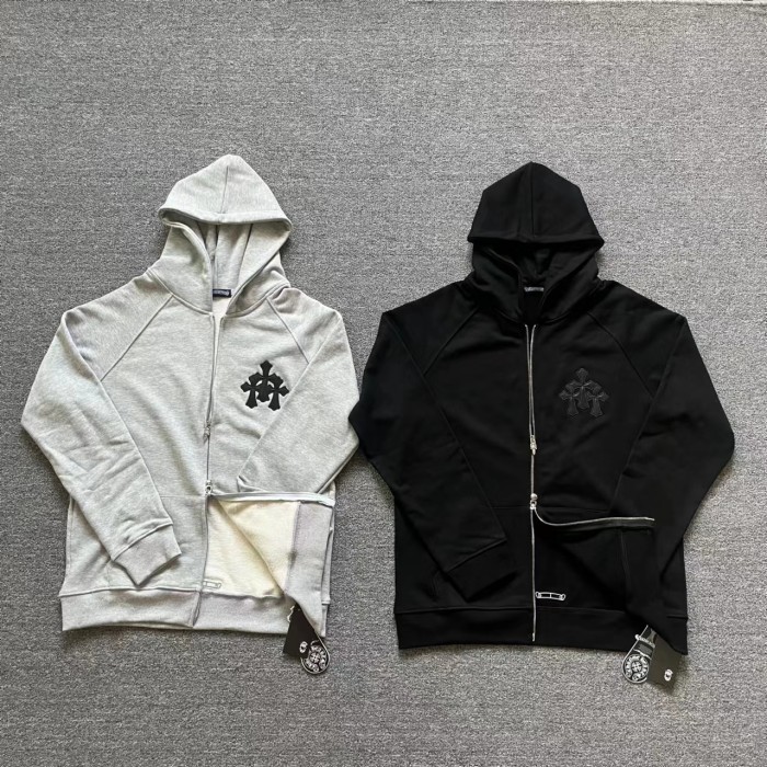 High Quality Chrome Hearts 400G Cotton Hoodie Zipper Jecket WTCH-105