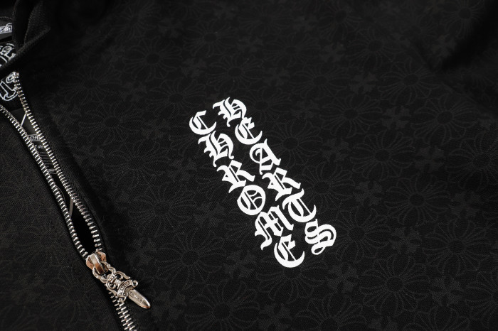 High Quality Chrome Hearts 420G Cotton Hoodie Zipper Jecket WTCH-114