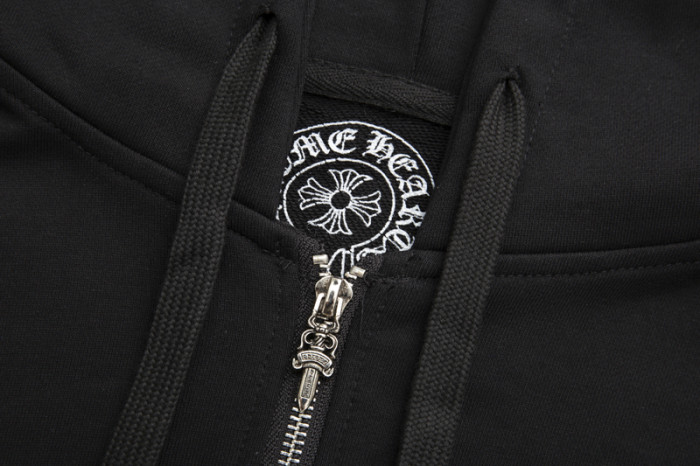 High Quality Chrome Hearts 420G Cotton Hoodie Zipper Jecket WTCH-131