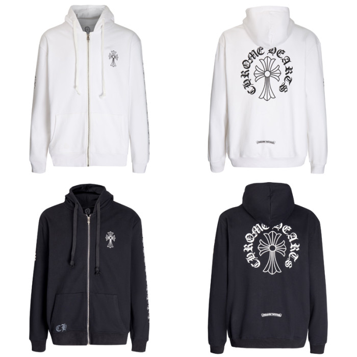 High Quality Chrome Hearts 420G Cotton Hoodie Zipper Jecket WTCH-131