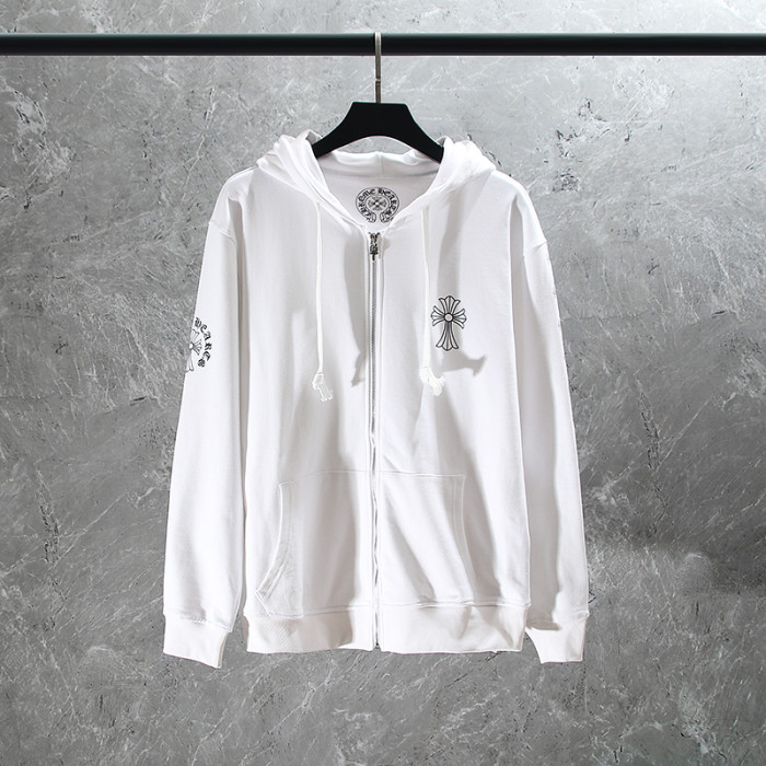 High Quality Chrome Hearts 420G Cotton Hoodie Zipper Jecket WTCH-131