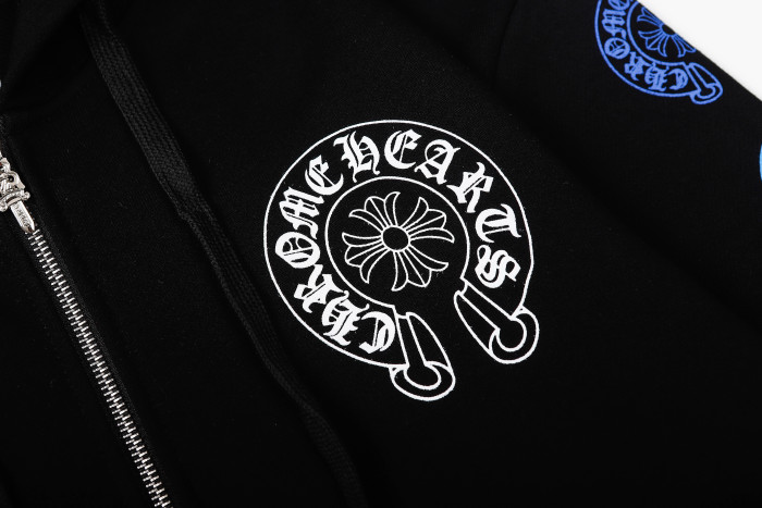 High Quality Chrome Hearts 400G Cotton Hoodie Zipper Jecket WTCH-139