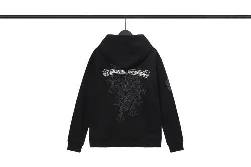 High Quality Chrome Hearts 400G Cotton Hoodie Zipper Jacket WTCH-141