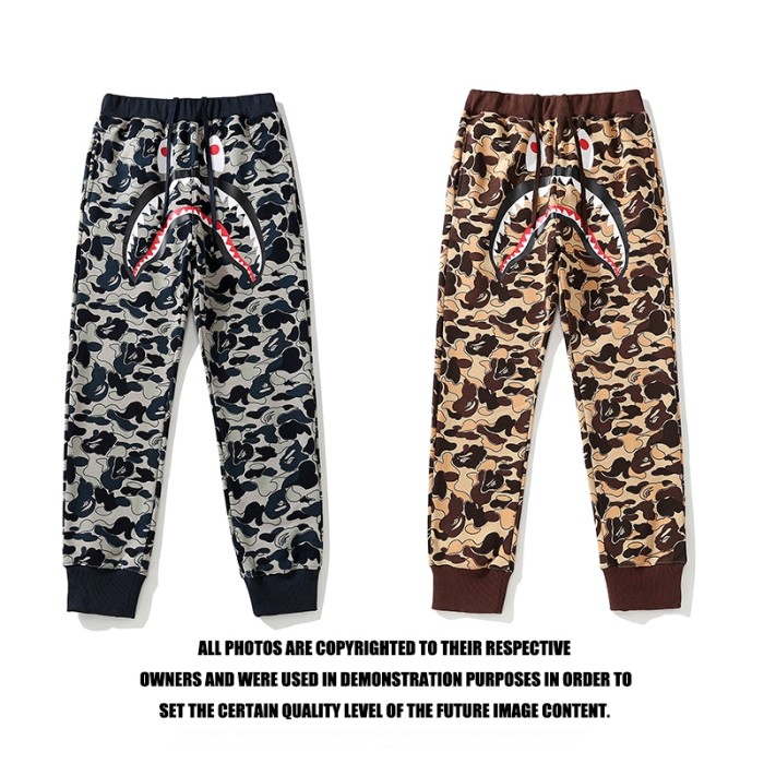 High Quality Bape Cotton Trousers WTBP-038