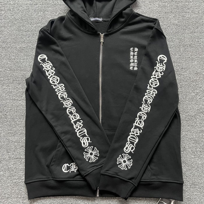 High Quality Chrome Hearts 400G Cotton Hoodie Zipper Jecket WTCH-106