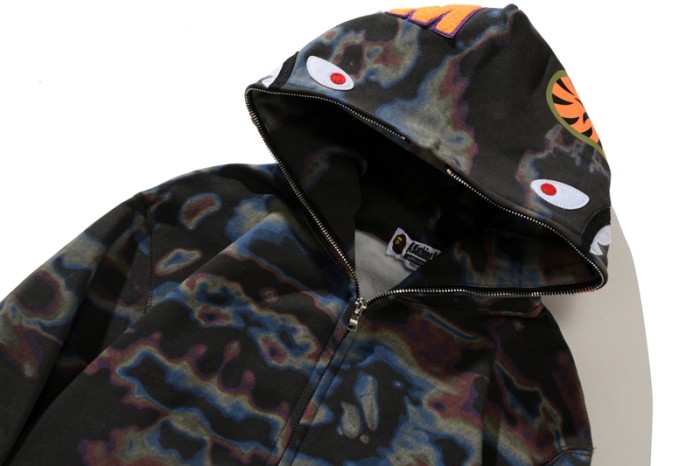 High Quality Bape Cotton Zipper Hoodie Jacket WTBP-054