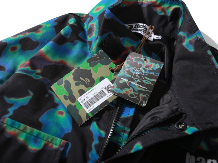 High Quality Bape Cotton Zipper Jacket Windbreaker Jacket WTBP-031