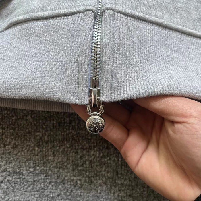 High Quality Chrome Hearts 400G Cotton Hoodie Zipper Jecket WTCH-105