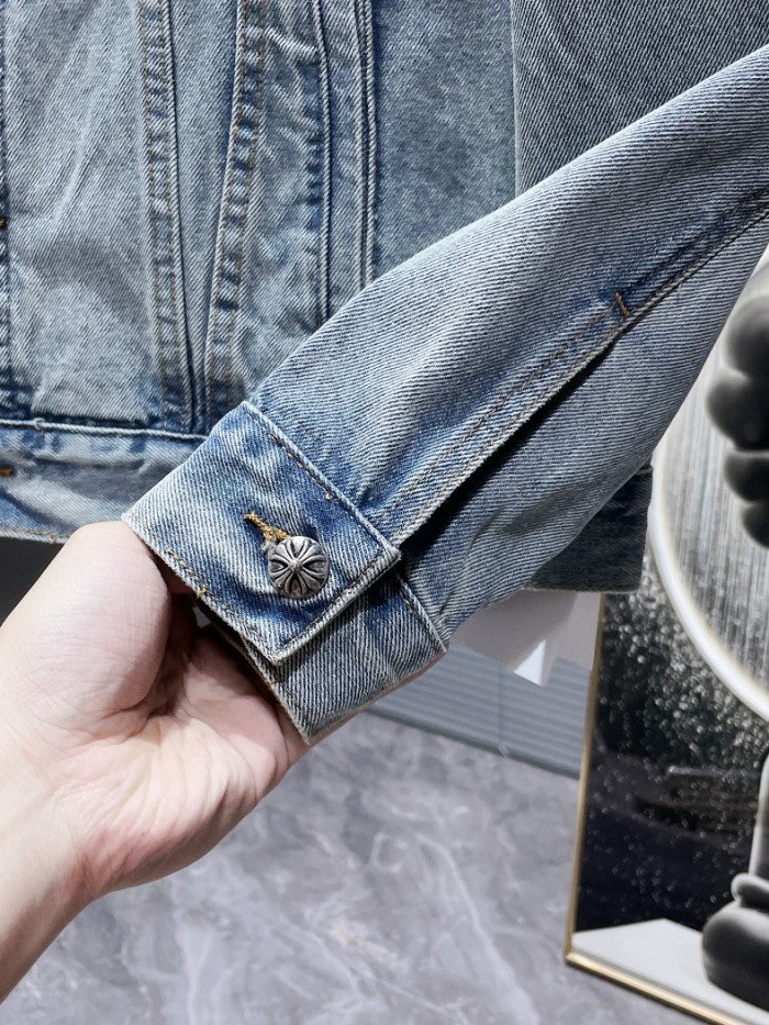 High Quality Chrome Hearts Cotton Denim Jacket WTCH-171