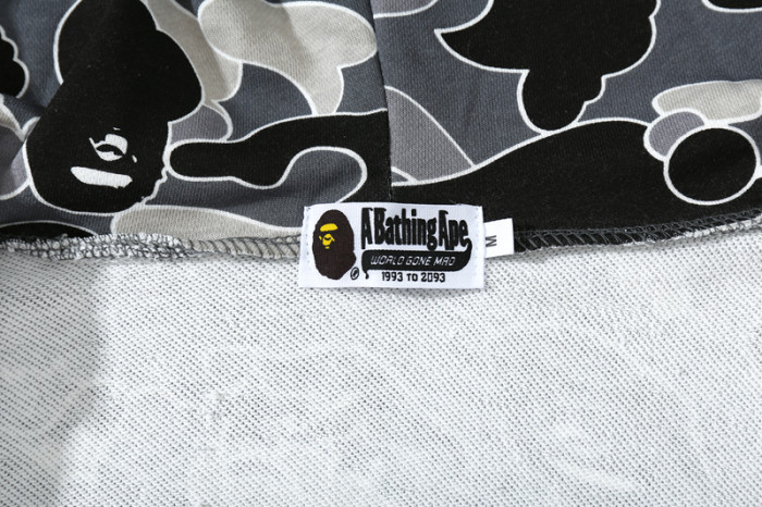 High Quality Bape Cotton Zipper Hoodie Jacket WTBP-098