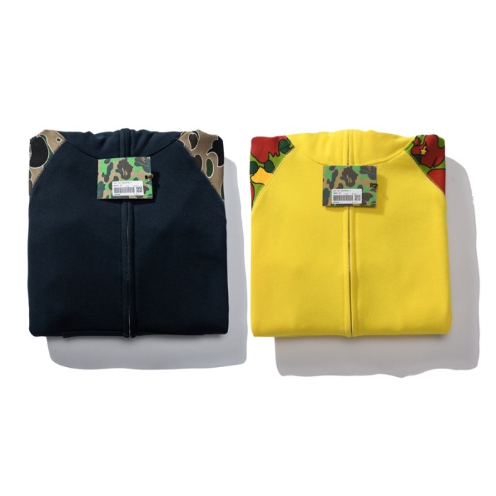 High Quality Bape Cotton Zipper Hoodie Jacket WTBP-069