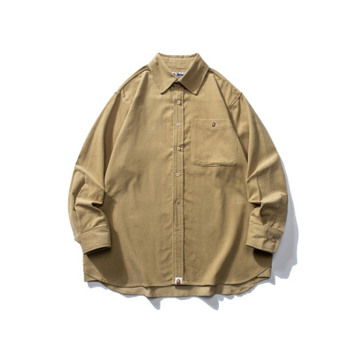 High Quality Bape Cotton Corduroy Shirt Jacket WTBP-063