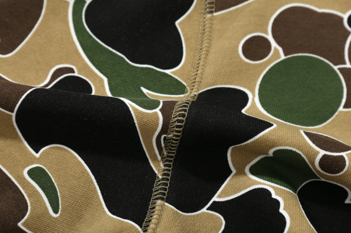 High Quality Bape Cotton Zipper Hoodie Jacket WTBP-097