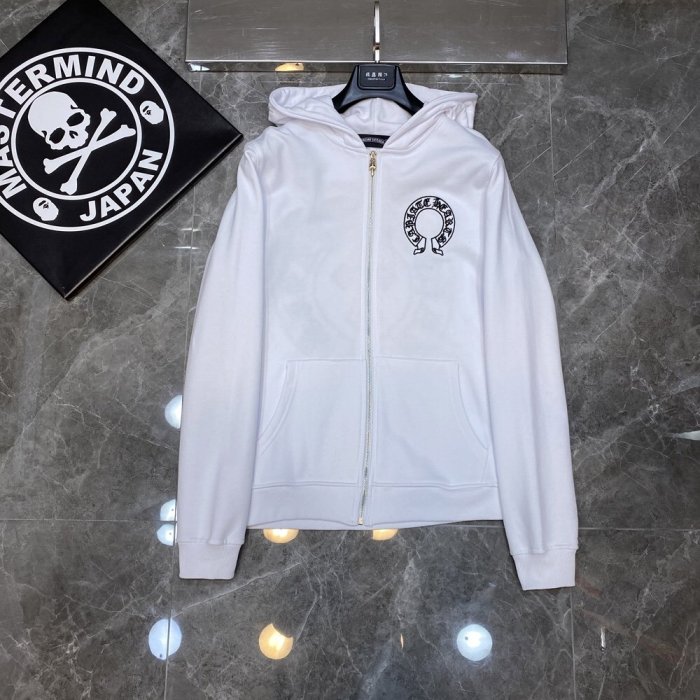 High Quality Chrome Hearts 420G Cotton Thicken Hoodie Zipper Jecket WTCH-155