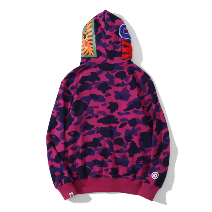 High Quality Bape Cotton Zipper Hoodie Jacket WTBP-110