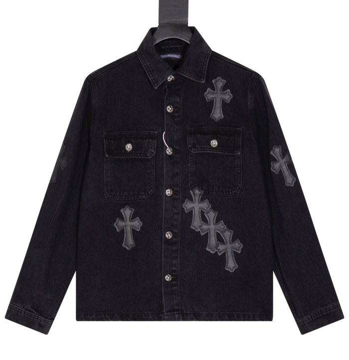 High Quality Chrome Hearts Denim Jacket WTCH-174