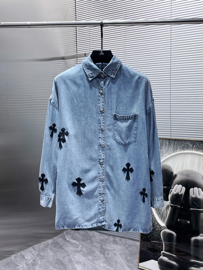 High Quality Chrome Hearts Cotton Denim Jacket WTCH-172