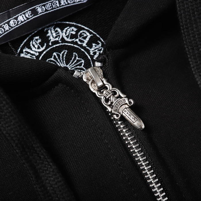 High Quality Chrome Hearts 400G Cotton Hoodie Zipper Jecket WTCH-158