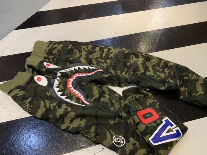 High Quality Bape Reversible Wear Cotton Trousers WTBP-094