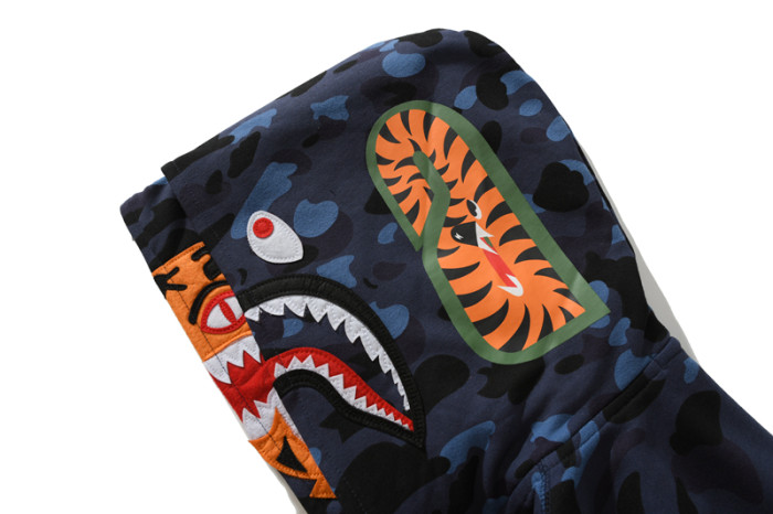 High Quality Bape Cotton Zipper Hoodie Jacket WTBP-081