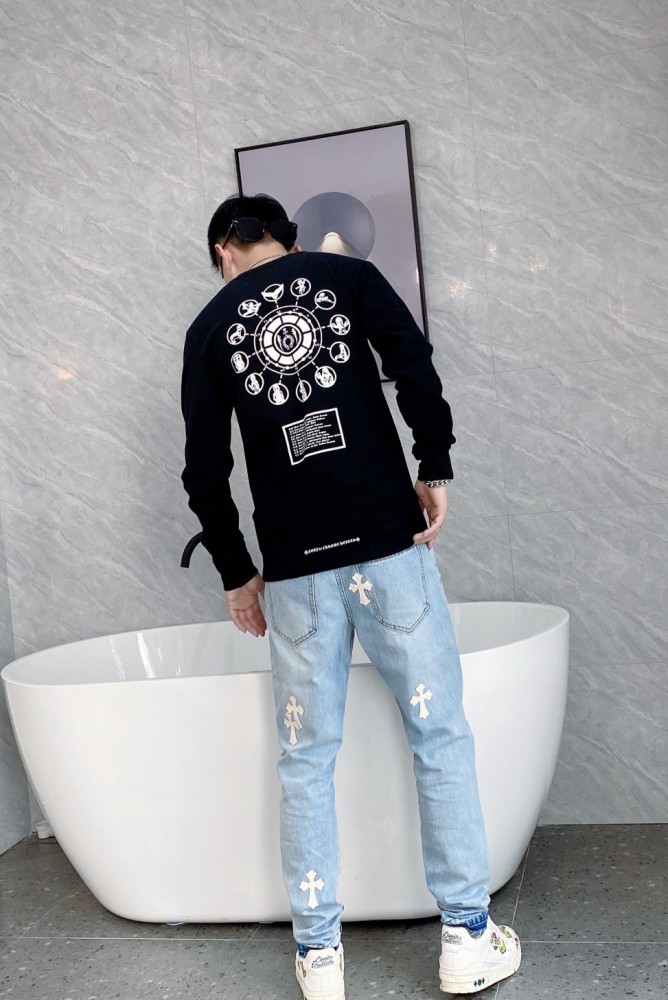 High Quality Chrome Hearts Cotton Jeans WTCH-199