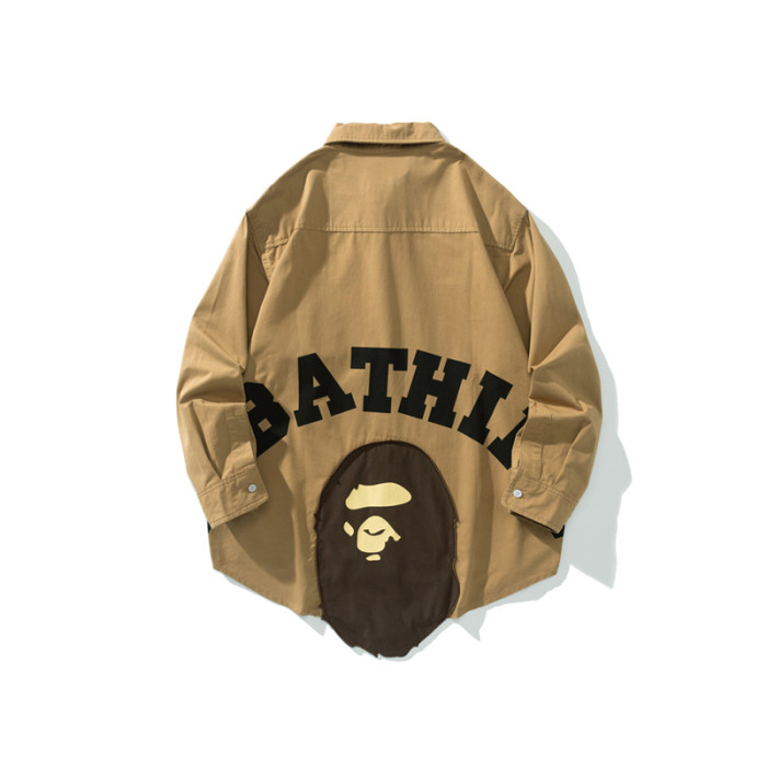 High Quality Bape Cotton Tuxedo Shirt Jacket WTBP-080