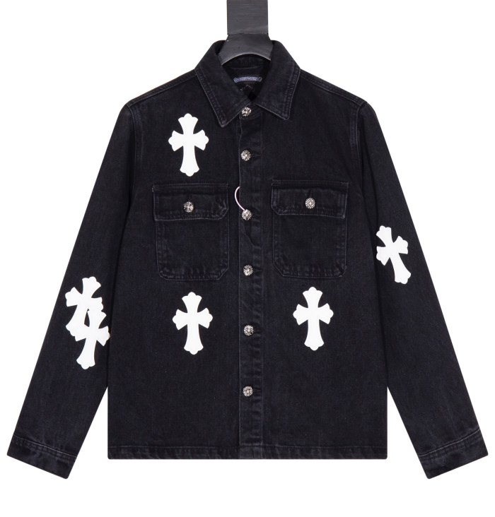 High Quality Chrome Hearts Denim Jacket WTCH-175