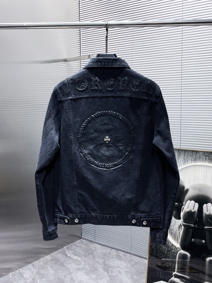 High Quality Chrome Hearts Denim Jacket WTCH-169