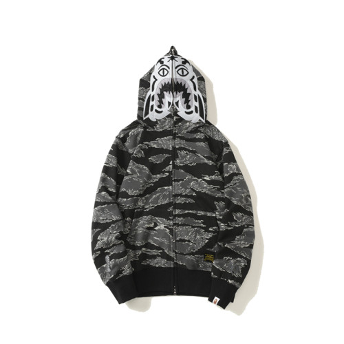 High Quality Bape Cotton Zipper Hoodie Jacket WTBP-070