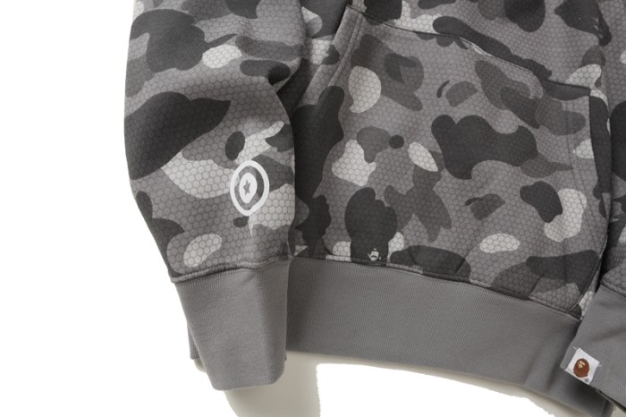 High Quality Bape Cotton Zipper Hoodie Jacket WTBP-071