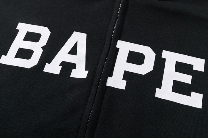 High Quality Bape Cotton Zipper Hoodie Jacket WTBP-101