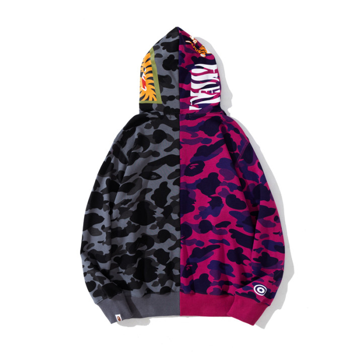 High Quality Bape Cotton Zipper Hoodie Jacket WTBP-085