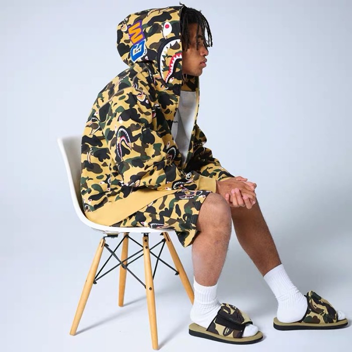 High Quality Bape Cotton Zipper Hoodie Jacket WTBP-108