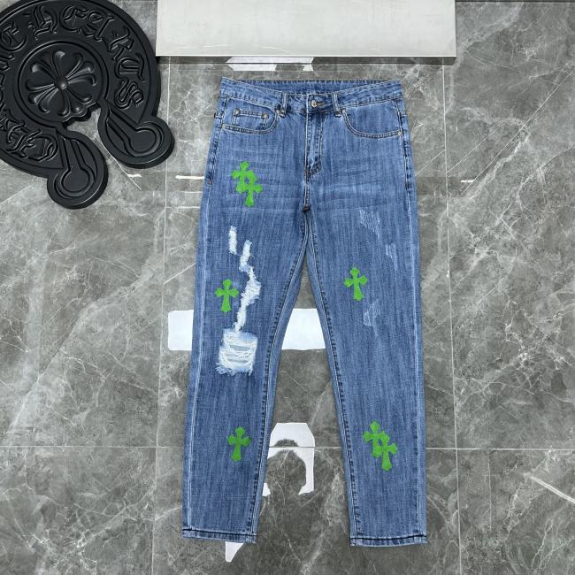 High Quality Chrome Hearts Pure Cotton Jeans WTCH-234