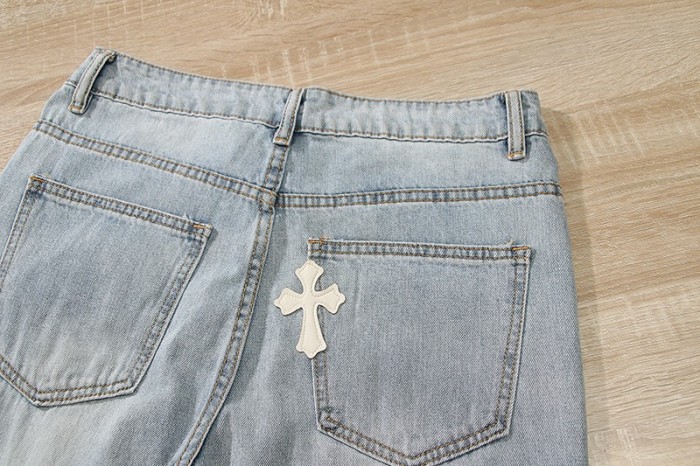 High Quality Chrome Hearts Cotton Jeans WTCH-235