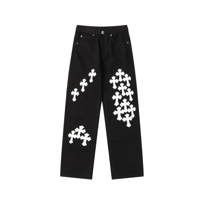 High Quality Chrome Hearts Pure Cotton Jeans WTCH-209