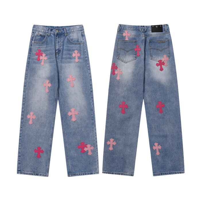 High Quality Chrome Hearts Pure Cotton Jeans WTCH-231