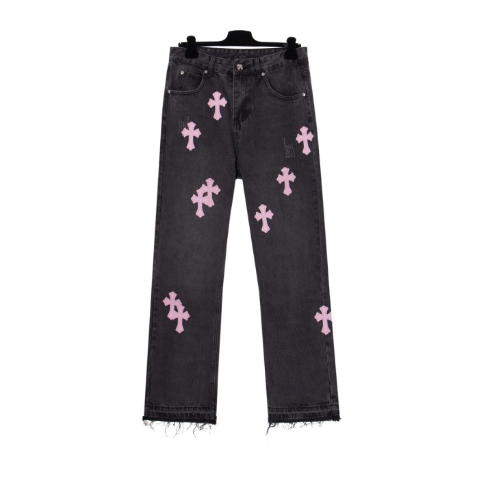 High Quality Chrome Hearts Pure Cotton Jeans WTCH-214