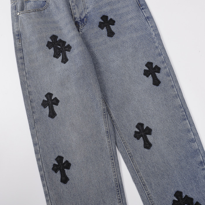 High Quality Chrome Hearts Pure Cotton Jeans WTCH-224