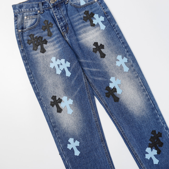 High Quality Chrome Hearts Pure Cotton Jeans WTCH-246