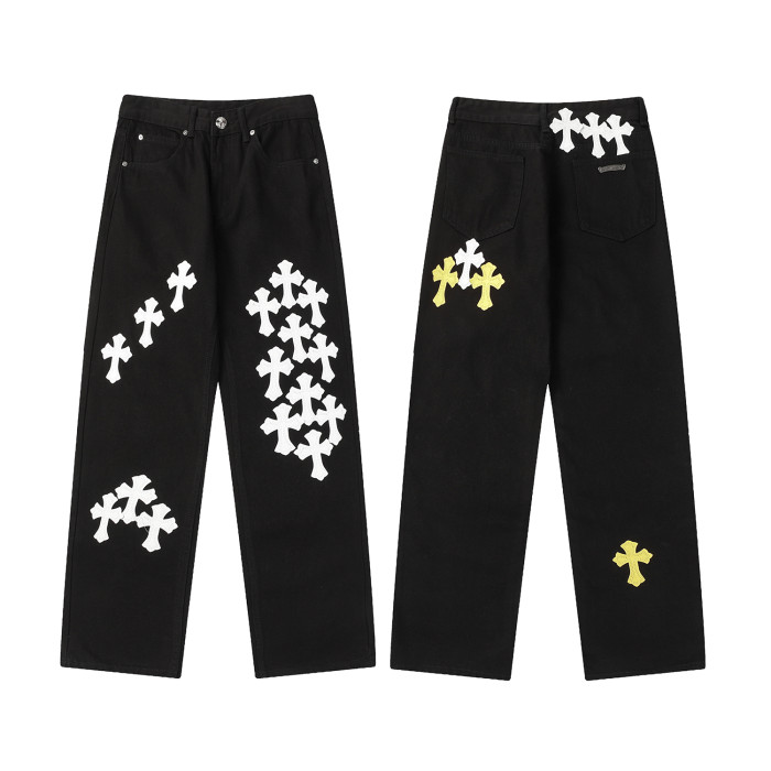 High Quality Chrome Hearts Pure Cotton Jeans WTCH-209