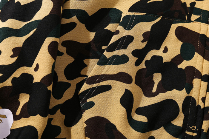 High Quality Bape Cotton Zipper Hoodie Jacket WTBP-141