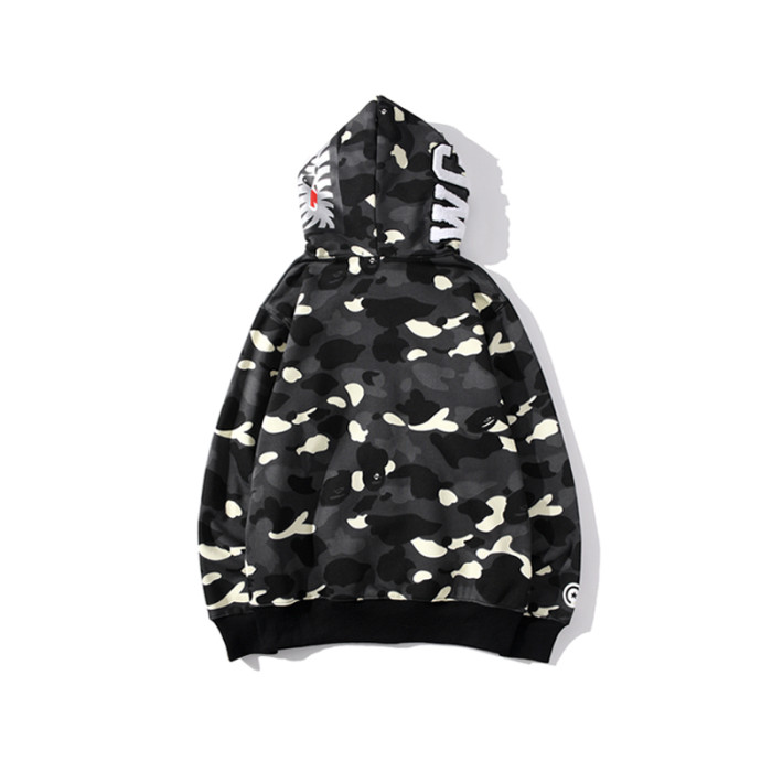 High Quality Bape Cotton Zipper Luminous Hoodie Jacket WTBP-173